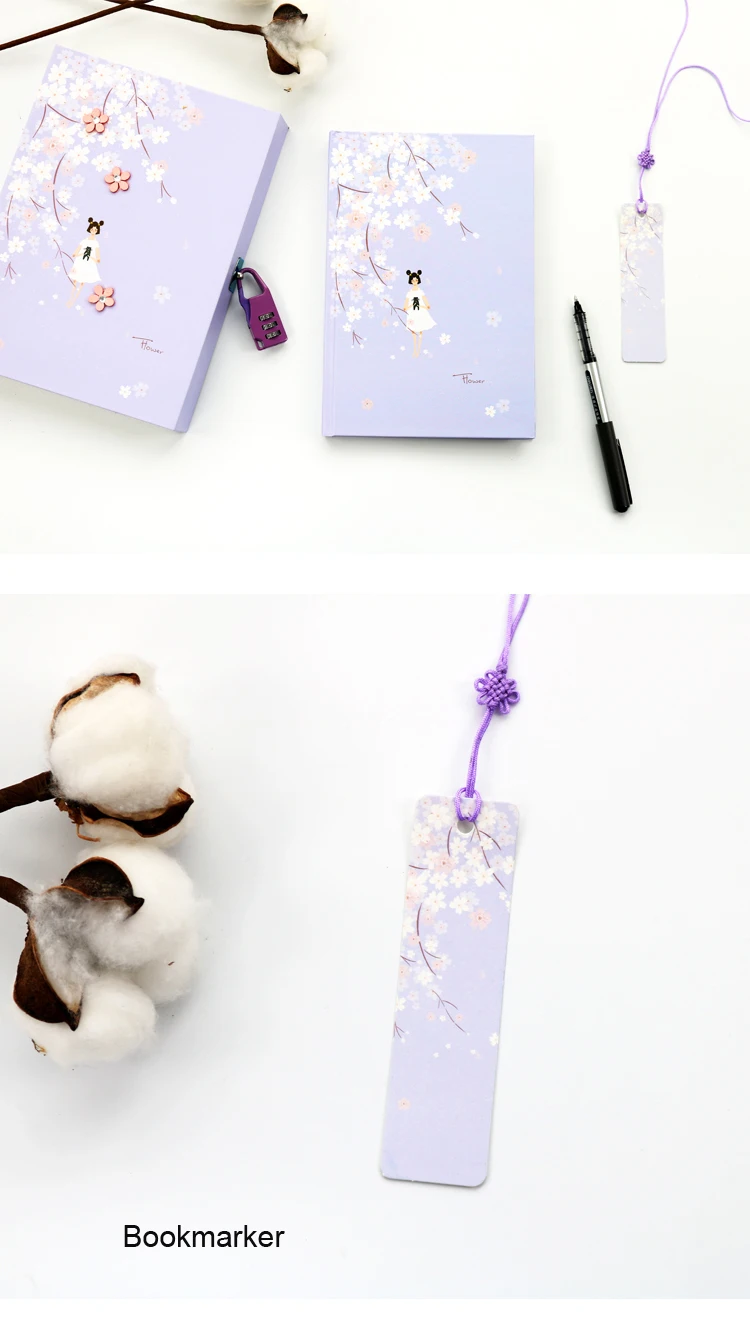 TATCAT A5 Notebook with Lock Password Diary Lockable Writing Pads School Office TPN093