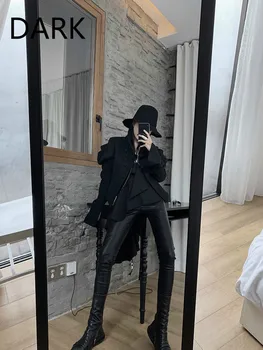 

Original Design 2020 New Tide Fashionable Fine Legs Fine Leather Pants Feet Pants Were Thin Pants Female Spring And Autumn