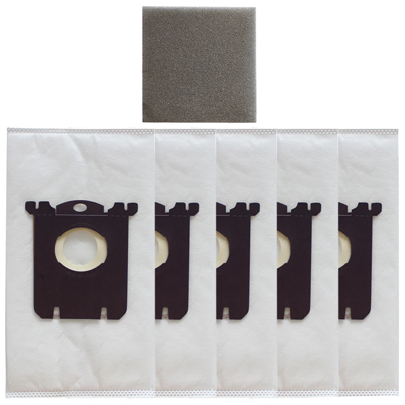 Motor Filter+Dust Bags For FC8021 Electrolux E201B 203B Replacement Spare Parts
