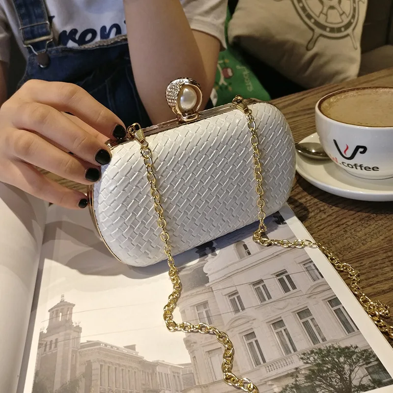 

2019 New Style WOMEN'S Bag Diamond Evening Bag Europe And America Fashion-Style Non-One-Shoulder Oblique Bag Women's Hand Dumpli