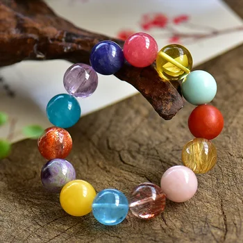 

Turbo Bracelet Hand String Pattern Shi Lv Ghost Titanium Crystal Green Gold Nanshuju Come Moonlight Shimila Strawberry Crystal