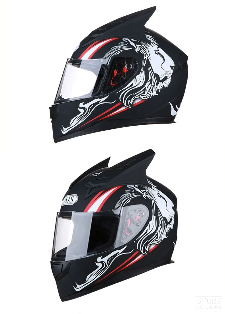 AIS Мото rcycle шлем мотоциклетный шлем cascos para moto с двойными линзами Внутренний солнцезащитный козырек модульный мото крест полный шлем