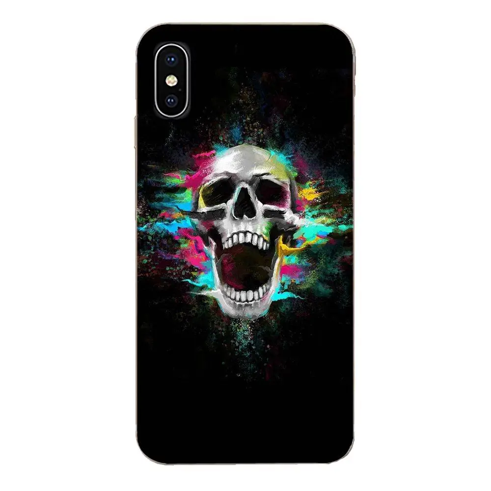 as picture Новая картина с изображением черепа; крутая Мужская блестящая для Galaxy Alpha Note 10 Pro A10 A20 A20E A30 A40 A50 A60 A70 A80 A90 M10 M20 M30 M40 - Цвет: as picture