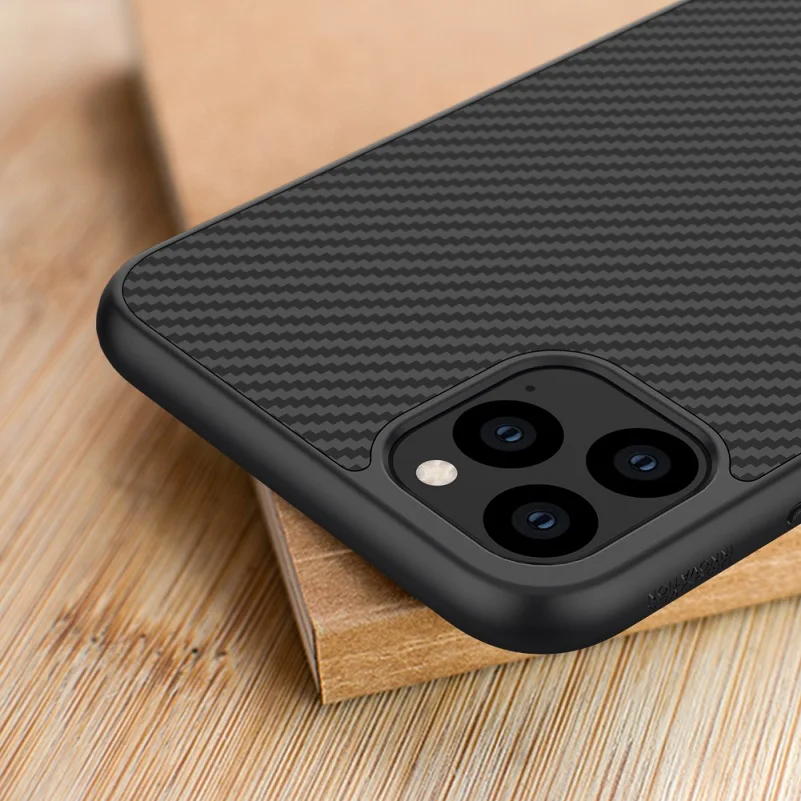 Для IPhone 11 чехол Nillkin из синтетического волокна Карбон задняя крышка и нейлон тонкий для IPhone 11 Pro Max чехол 5,8/6,1/6,5