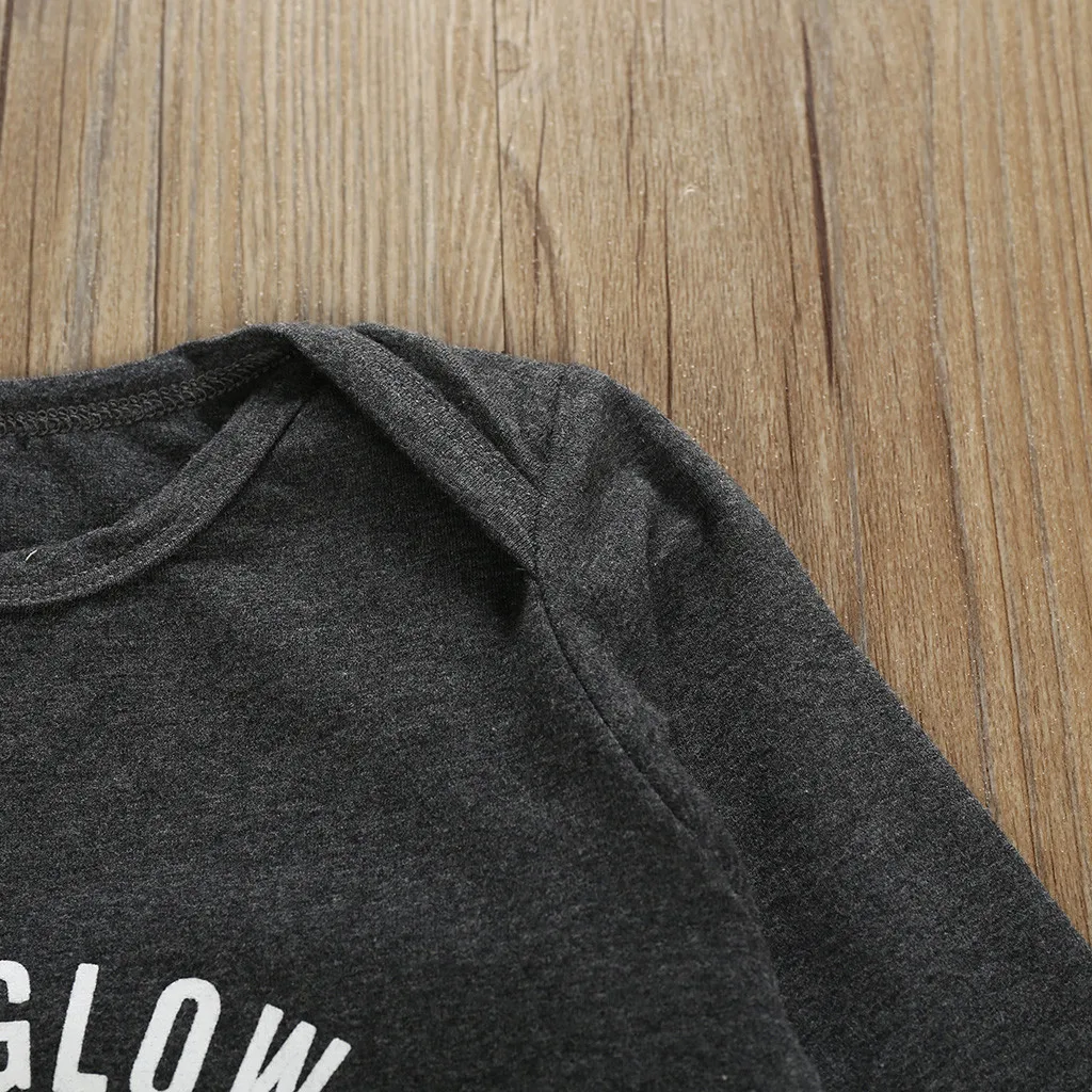 Комбинезон с длинными рукавами для новорожденных и маленьких мальчиков, комбинезон для Хэллоуина, костюм для подвижных игр, одежда для маленьких мальчиков, черная одежда HG