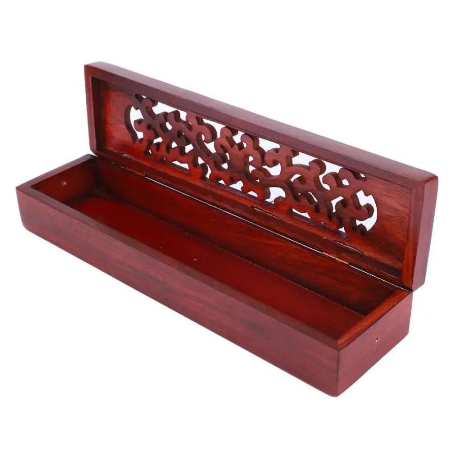 Vietnam Nanmu Chopsticks Box Lying Incense Burner Assorted Hollow Incense Box Buddhist Supply Incense Sandwood Handmade Sticks