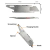 multifunction blade paper tool cut multi parcel cutter open multipurpose razor letter sharp pocket package opener Utility knife 3