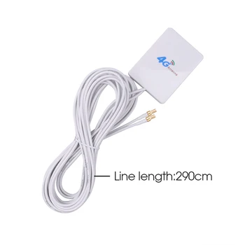 Bundwin 2M 3G 4G LTE Router Modem Aerial External Antenna with TS9 / CRC9 / SMA Connector Cable for Huawei ZTE 4G LTE Antenna 2