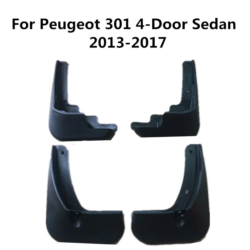 Автомобильные Брызговики для peugeot 301 Sedan 2013-- Брызговики крыло брызговиков