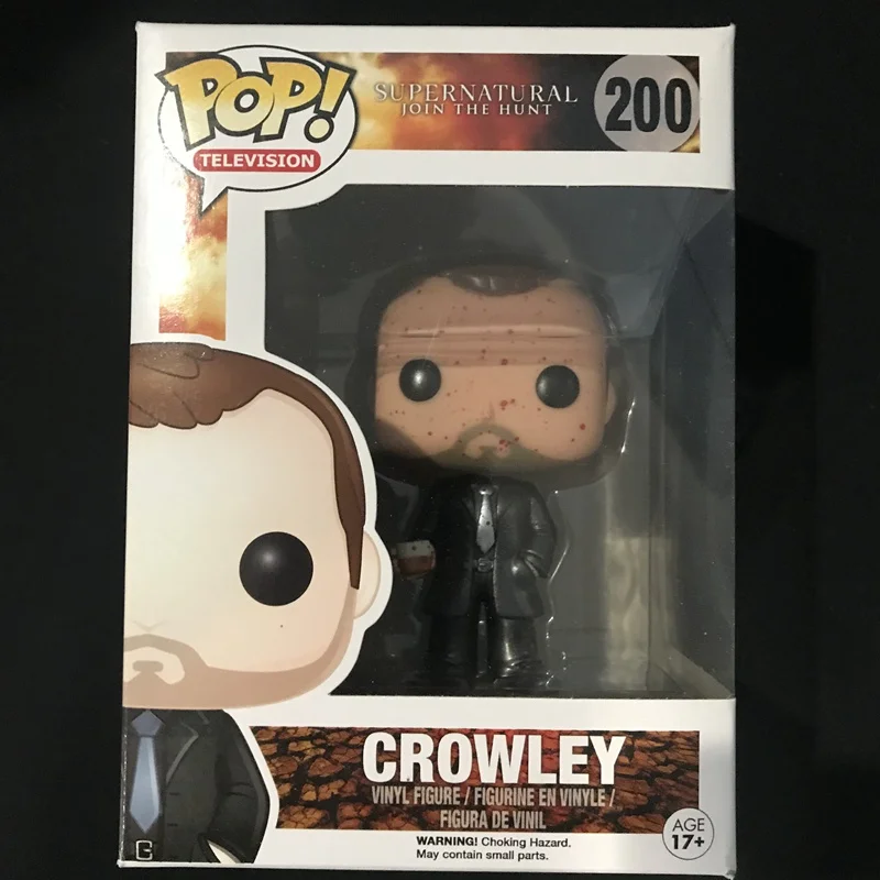 Эксклюзивная официальная виниловая экшн-фигурка Funko pop Supernatural - Crowley (кровавая)