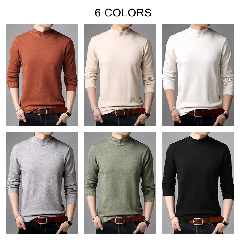 Flash Sale COODRONY Brand Turtleneck Sweater Men Casual Pull Homme 2019 Winter Thick Warm Sweaters Soft Knitwear Pullover Men Clothes C1002