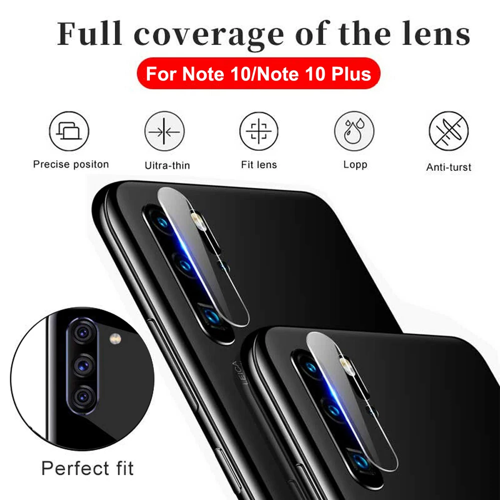 

Jetjoy 9H Tempered Glass Rear High Definition Back Camera Lens Protector Film Anti-Scratch Mini For Samsung Galaxy Note 10 Plus