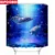 3D Ocean Design Dolphin Водонепроницаемая Ткань Ванная Комната Занавес Занавески Для Душа Набор Противоскользящие Коврики Туалет Крышка Крышка Коврик Для Ванной