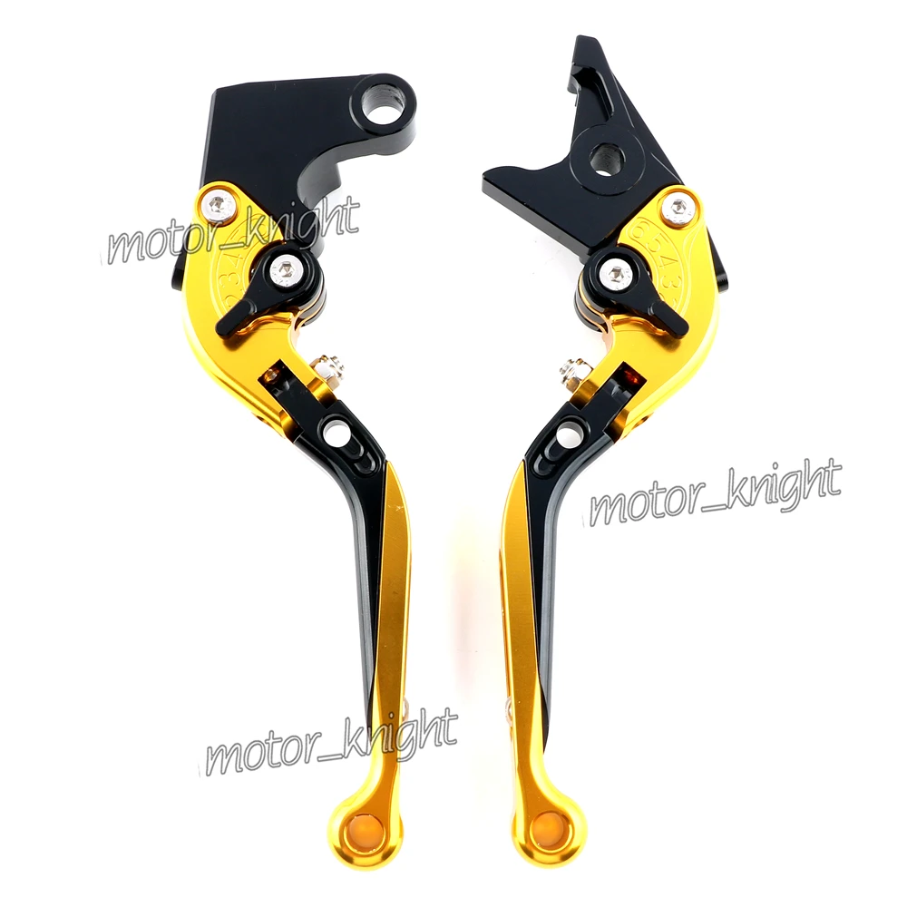 K1 K2 K3 для SUZUKI GSXR1000 2001-04 GSXR600 1997-03 GSXR 750 1996-03 CNC мотоцикл регулируемые складные тормозные рычаги сцепления - Цвет: Золотой