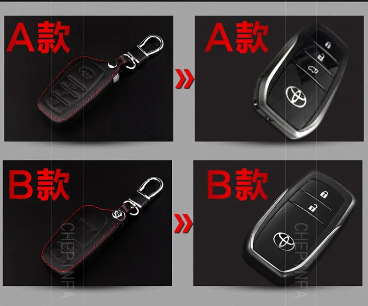 MOFAN Toyota автомобильный чехол для ключей 3 ключа кожаное защитное кольцо для ключей для Camry Prado Reiz Highlander RAV4 для corolla Prius Crown Land Cruiser