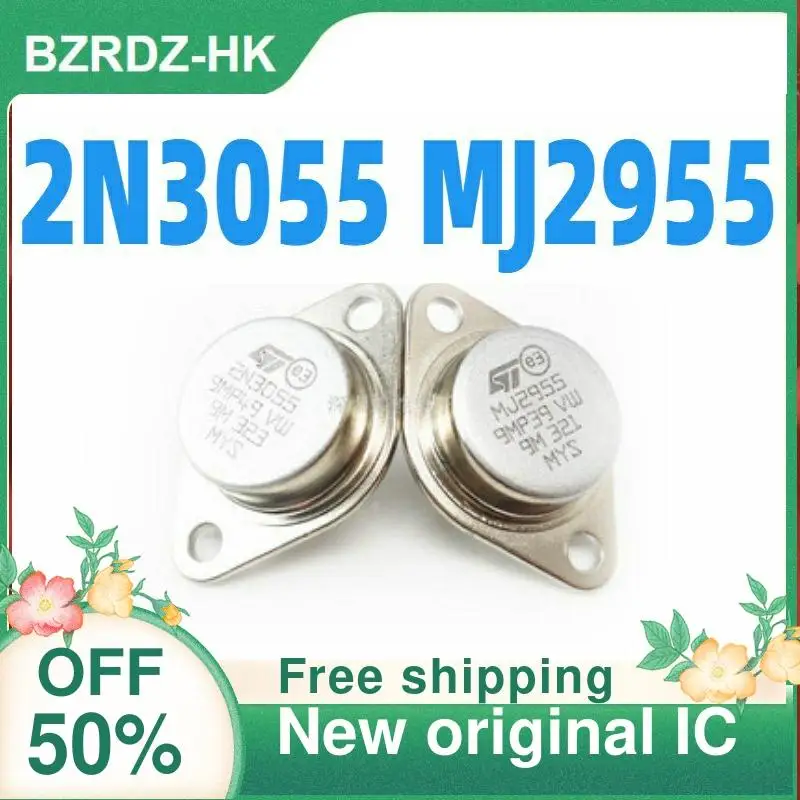 

5 шт. 2N3055 MJ2955 TO-3 новый оригинальный IC