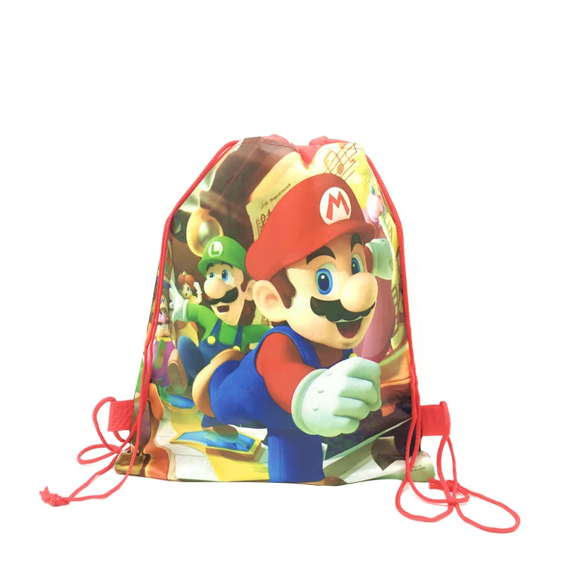Вечерние принадлежности Super Mario Bros, скатерть, одноразовая посуда, набор баннеров для вечеринки, вечерние баннеры Super Mario, украшения - Цвет: BagA-1pcs