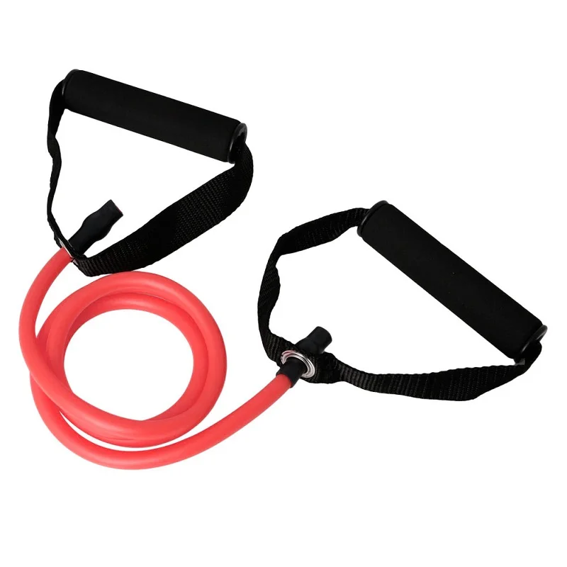 Fitness Resistance Band Rope Tube Latex Elastic Exercise For Gym Yoga Pilates