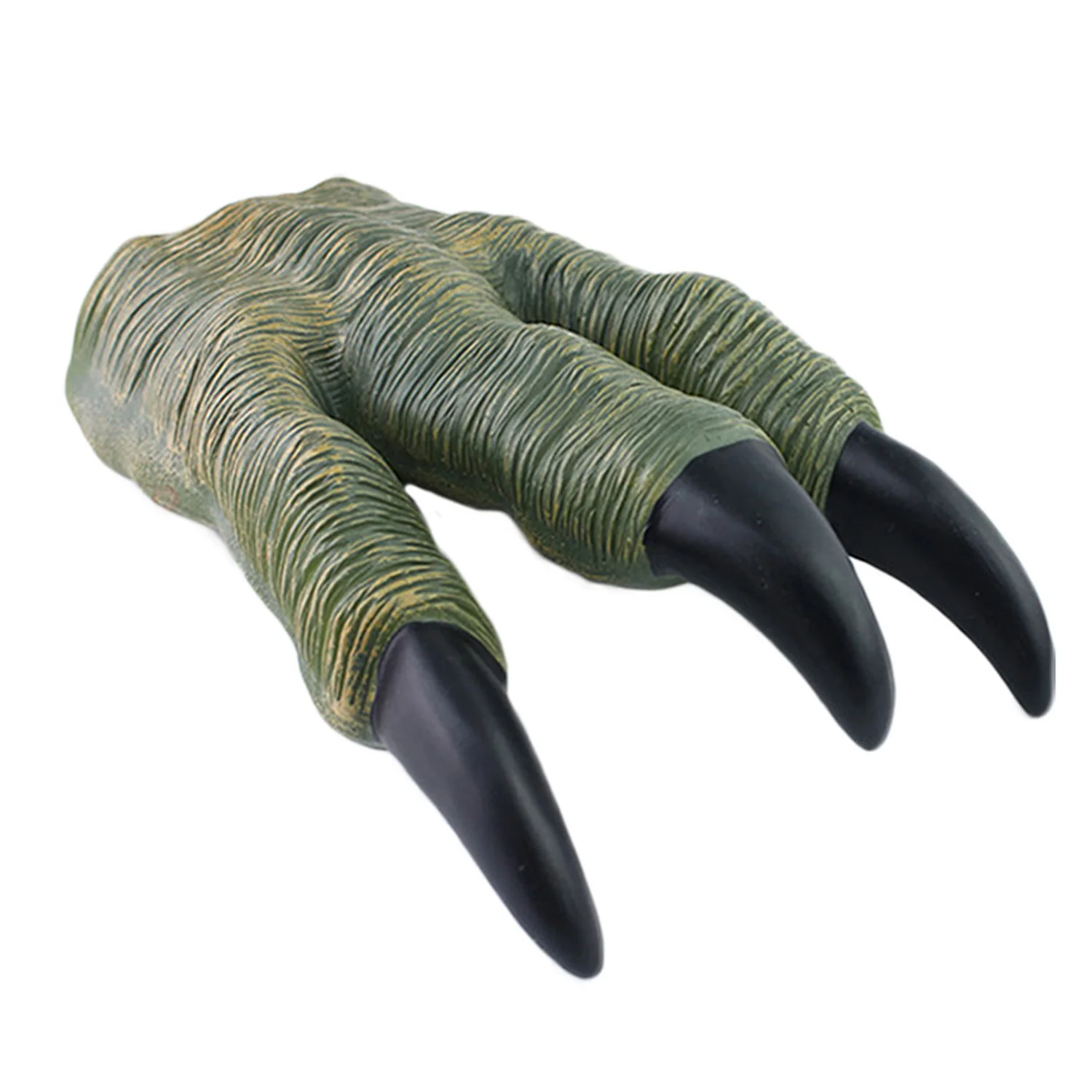 1pc Green Besegad 1 пара яркое моделирование когти динозавра ручная кукольная игрушка для детей Детская ролевая игра сказочная сцена шоу школа - Цвет: 1pc Green