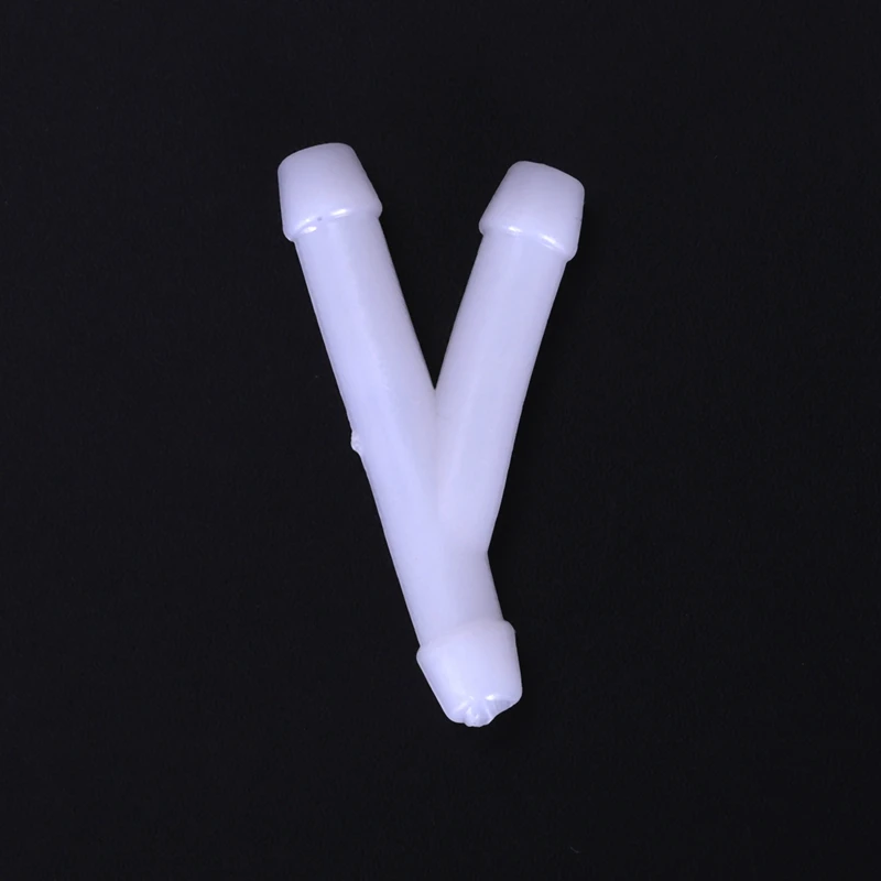 50Pcs Car Garden Home 6mm Plastic Y Piece Tube Pipe Hose Connector Joiner