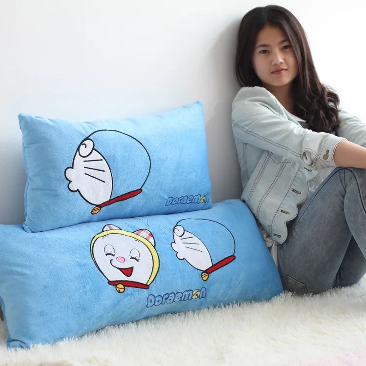 Doraemon большой размер Подушка Плюшевые Игрушки Doraemon парные прикроватные подушки креативный подарок на день рождения подушка