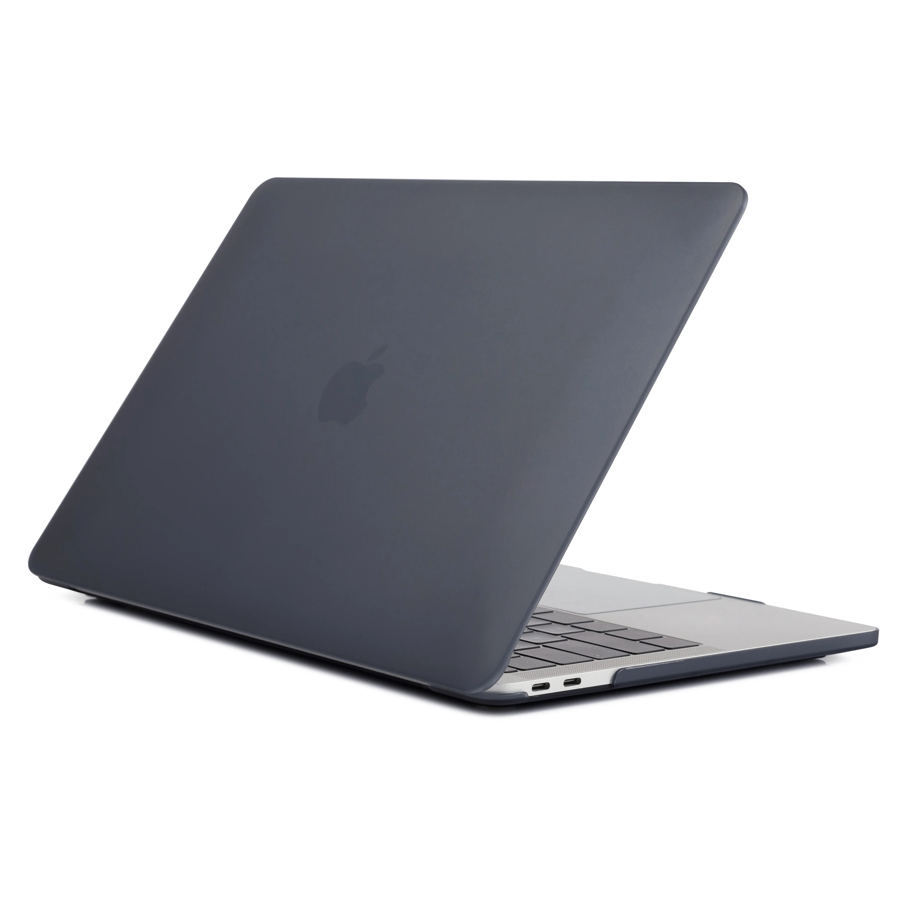 Matte Black Чехол для ноутбука Apple Macbook Mac book Air Pro retina New Touch Bar 11 12 13 15 дюймов матовый жесткий чехол для ноутбука Чехол 13,3 - Цвет: Matte Black