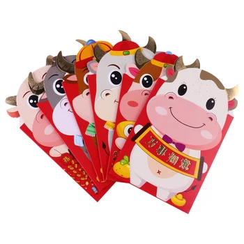 

24pcs Red Envelopes Chinese Lovely Festival Money Envelope Red Packets for New Year