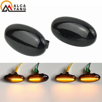 

2 Pieces Smoke Led Dynamic Side Marker Turn Signal Light Sequential Blinker Light Led Auto Lamp For MAZDA 3 For MAZDA 2 5 MPV