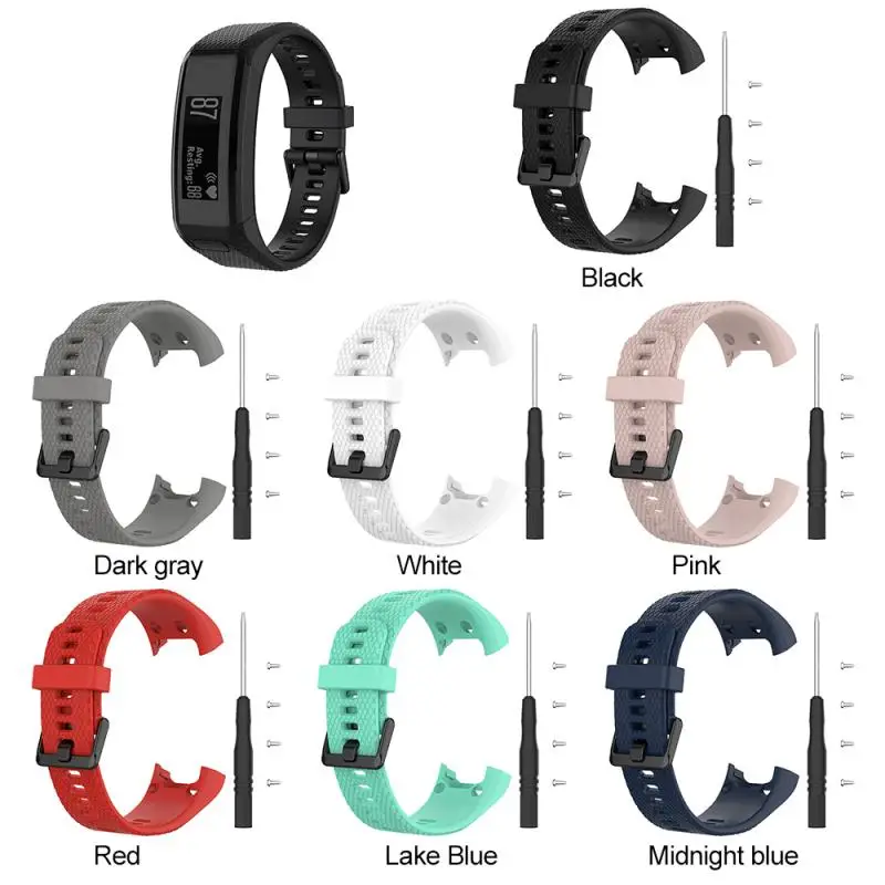 Силиконовый спортивный ремешок для смарт-часов Garmin Vivosmart HR Vivo смарт-браслет
