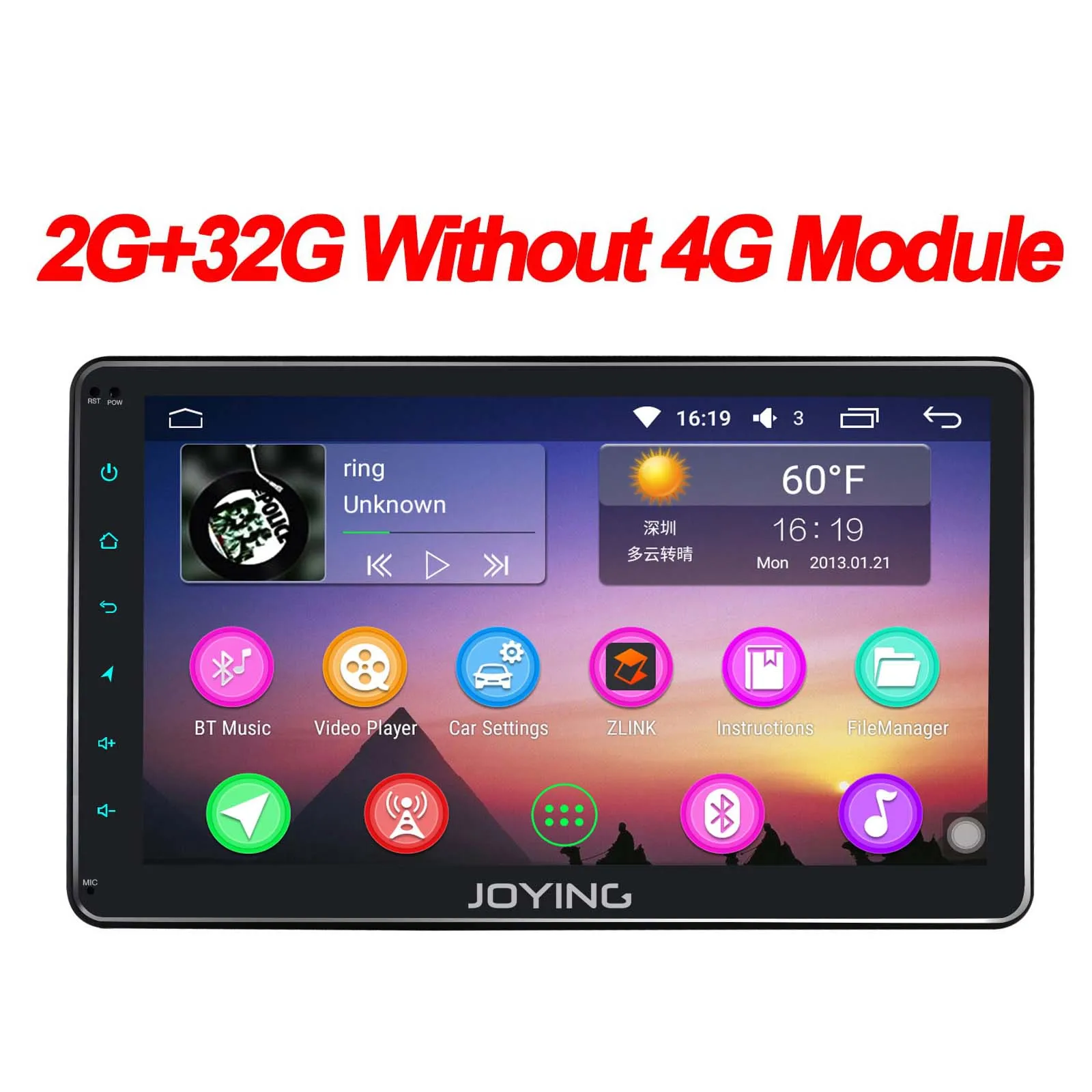 JY-VO132N3 Радуясь 10," одиночный 1din ips автомобильный радиоприемник Android 32G rom GSP Navi для VW/Volkswagen/Seat/Golf головное устройство TDA 7851 Mirror Link DSP - Цвет: JY-VO132N3