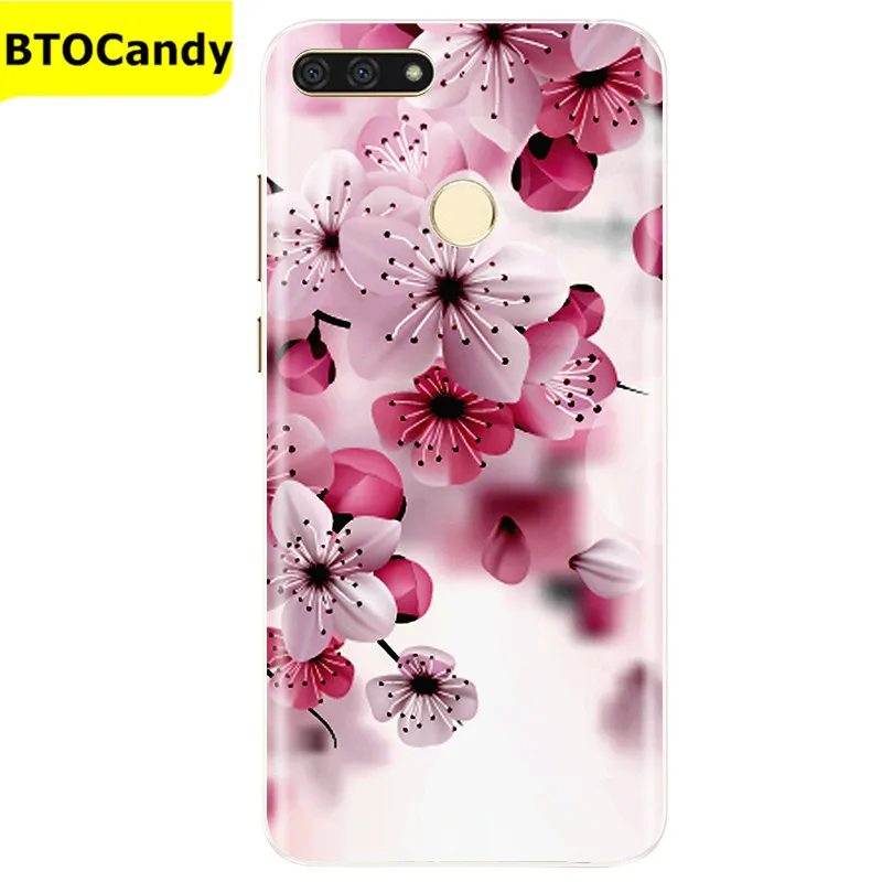 phone pouch for ladies For Huawei Y7 Prime 2018 Case Huawei Y7 2018 Cover Soft Silicone TPU Phone Case For Huawei Y 7 Y7 2018 Prime Back Cover Coque flip cases Cases & Covers