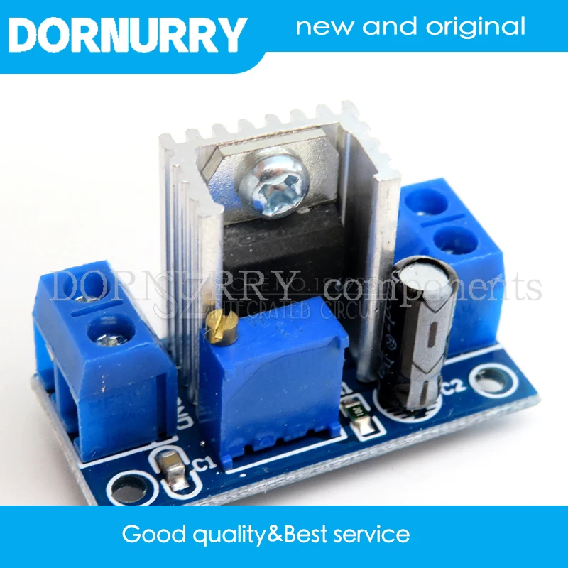 

1PCS DC-DC Converter Buck LM317 Step Down Circuit Board Module Linear Regulator LM317 Adjustable Voltage Regulator Power Supply