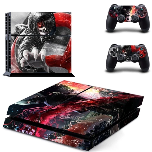 DPTM2823 PS4 аниме Токийский Гуль виниловые наклейки стикеры на кожу для sony Playstation 4 консоль набор+ 2 контроллера наклейки на геймпады аксессуары - Цвет: DPTM2823