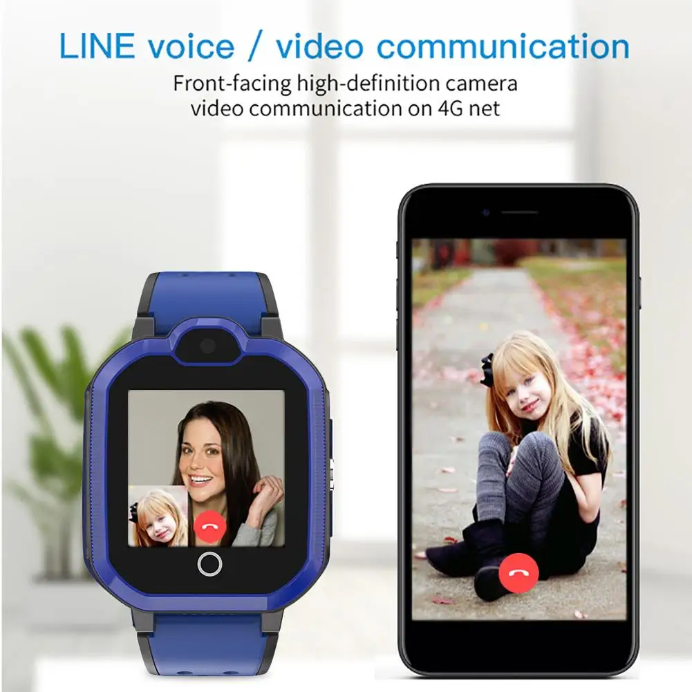 IP67 4G Waterproof Remote Camera Smart watch GPS WIFI Wristwatch for Kids Students