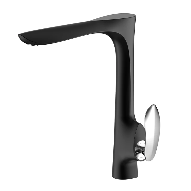 SLT159-BS ZGRK Кухонные смесители с одной ручкой, кухонный кран с поворотом на 360 градусов, золотой латунный Смеситель для воды - Цвет: SLT159-BS