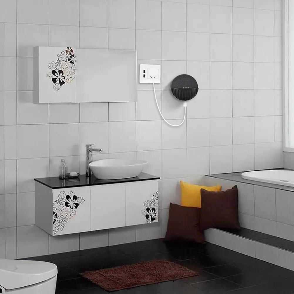 Держатель для Google Nest мини-динамик настенный кронштейн для Google Nest мини настенная Вешалка Органайзер стойка аксессуары для динамиков
