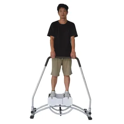 Aerobic exercise fitness equipment indoor simulation ski machine wind resistance waist training ski simulator
