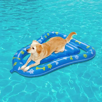 

Environmentally Friendly Thick Inflatable Avocado Inflatable Pet Floating Row, Inflatable Dog Swimming Floating Bed