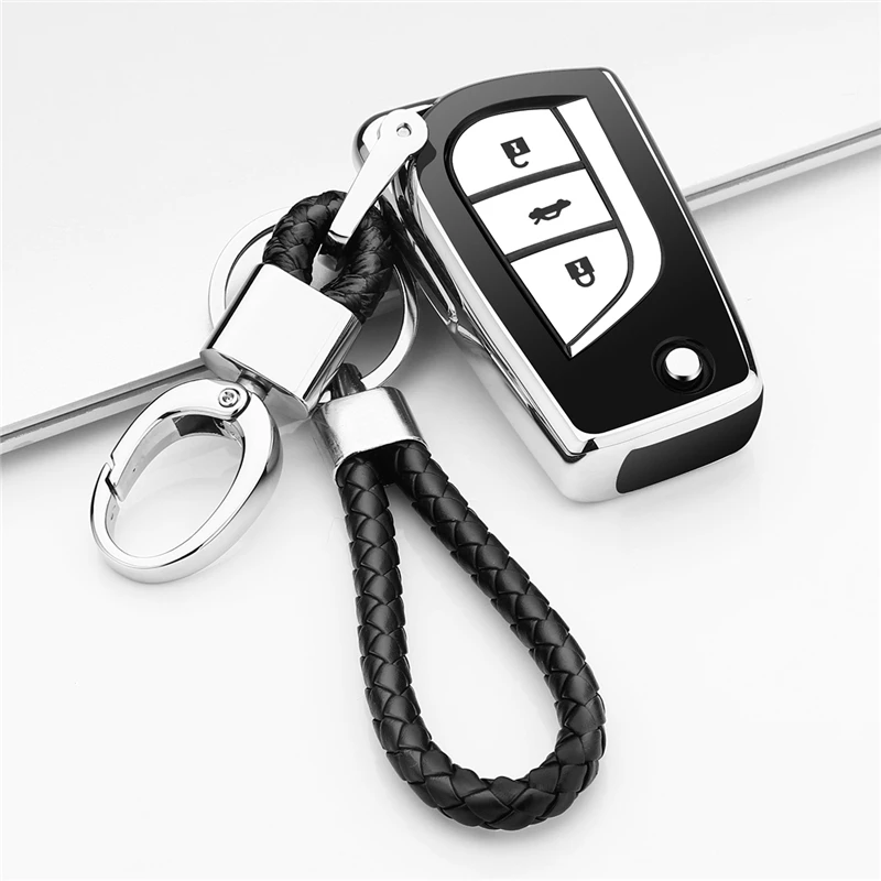 

Soft TPU 3 Button Car Remote Key Shell Cover Car key case for Toyota Corolla Avensis Verso Yaris Aygo Scion TC IM 2015 2016