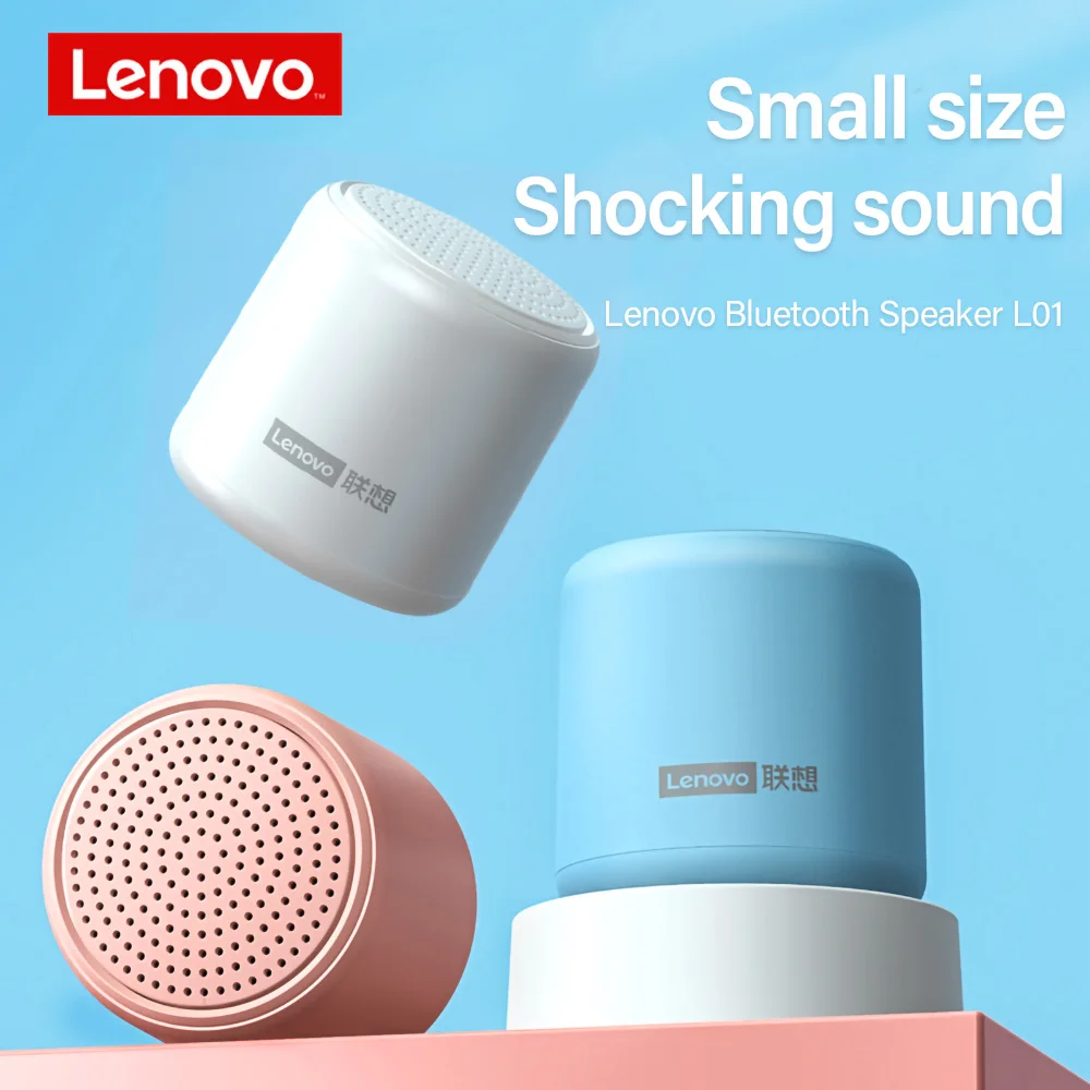 Lenovo L01 Bluetooth динамик портативный наружный Громкоговоритель беспроводной мини