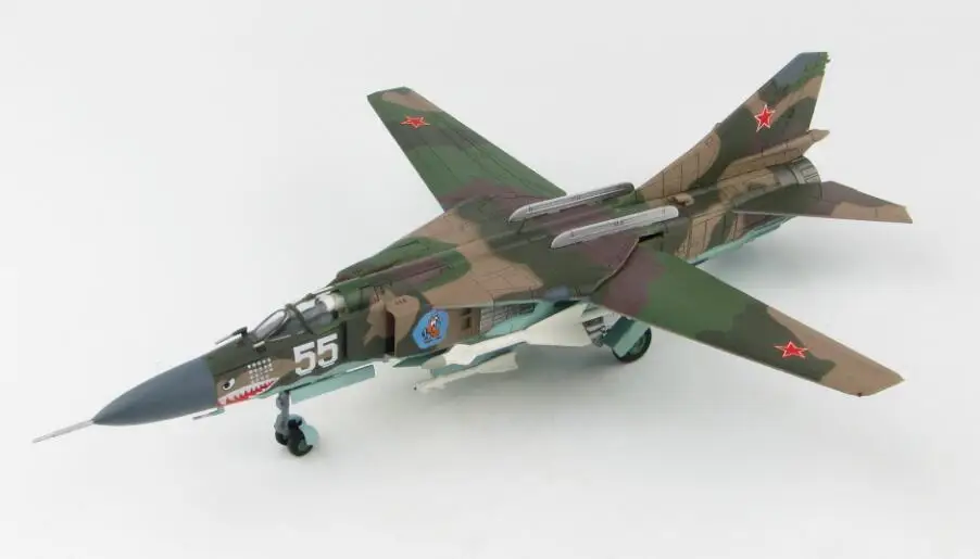 Хобби мастер MIG-23MLD белый 55 120 IAP Bagram AB Afghanistan 1989 1/72 литье под давлением модель самолета