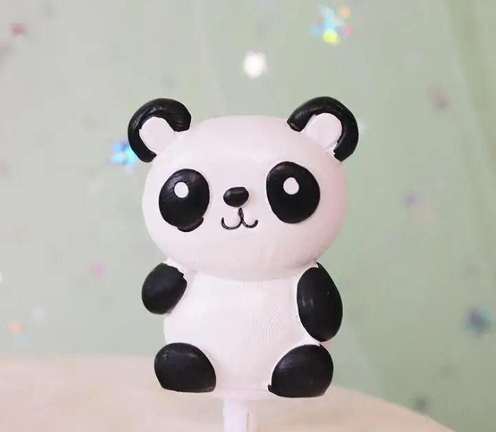 Панда Лев украшения кролик для детского дня вечерние торт топперы свадебные декорации С Днем Рождения выпечки приятные подарки