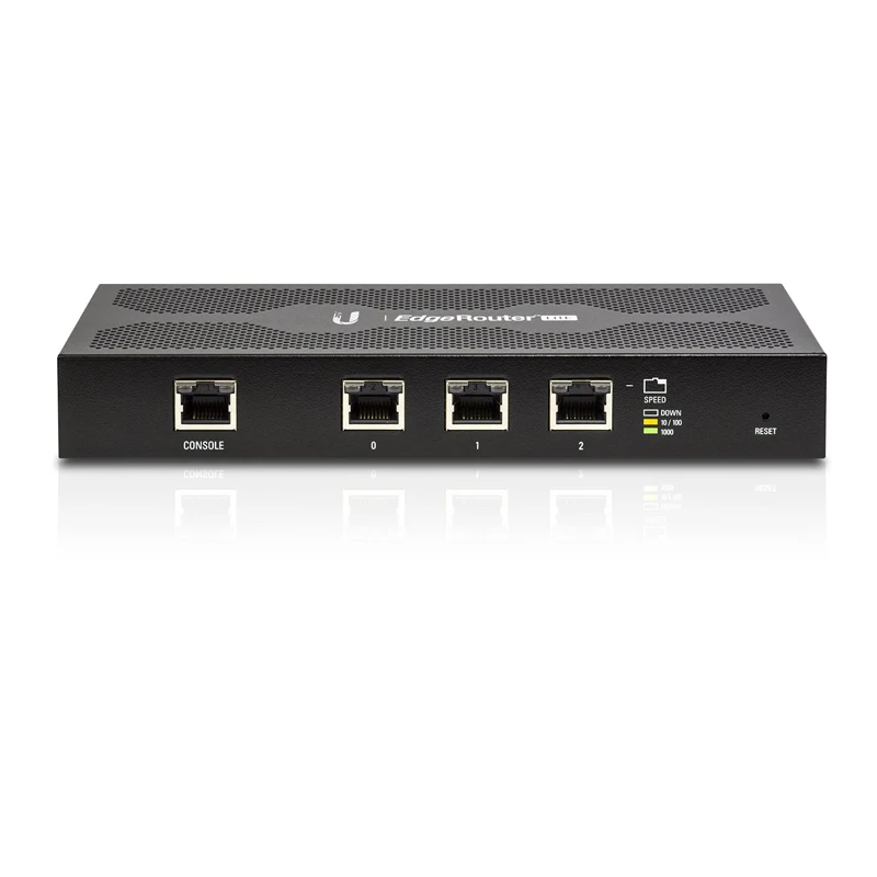 Ubiquiti EdgeMax EdgeRouter Lite 3 ERLite-3 512 Мб памяти 3 Ethernet роутер с портом