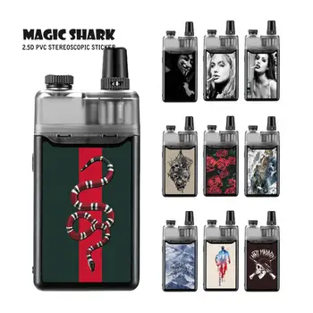 

Magic Shark Snake Rose Skull V-Vendetta Julie Stereo PVC Sticker Case Cover Film Skin for Orchid