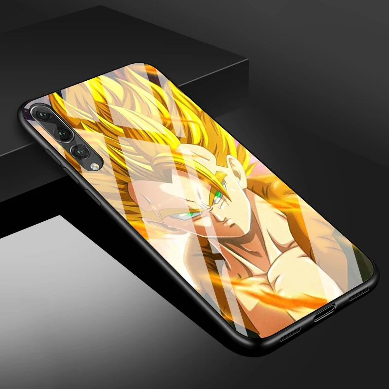 DRAGON BALL Z Super Tempered Glass Phone Case For Huawei P20 P30 lite P20 P30 PRO MATE20 lite MATE20PRO Honor 10
