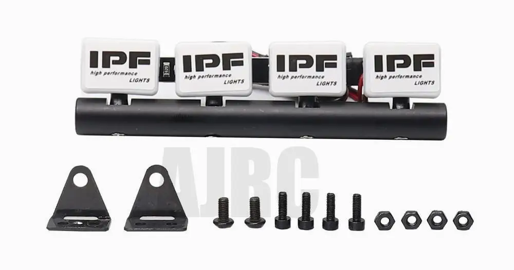 Fern gesteuerte Auto LED Licht leiste für trx4 trx6 axial scx10 ii 90046 d90 rgt rc4wd d110 rc Raupen wagen Karosserie Dach leuchte – Detail 6