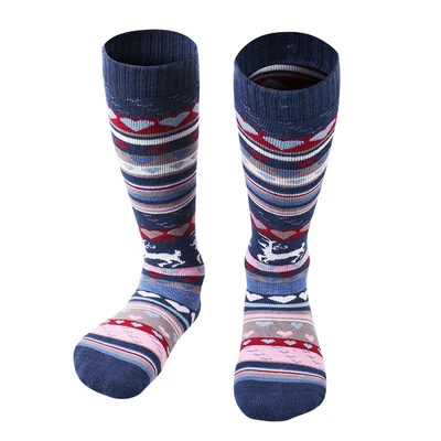 Лыжные носки детские зимние теплые носки для сноуборда(от 7 до 12 лет), теплые носки для мальчиков и девочек, детские спортивные носки