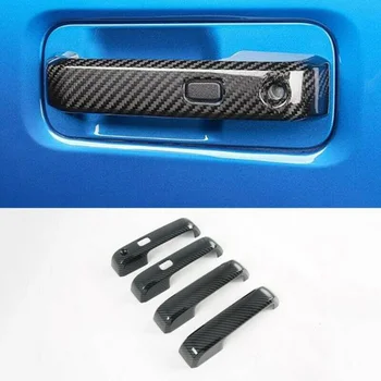 

4-piece Carbon fiber decoration ABS Outer Door For Ford F-150 F150 2015-2019 New