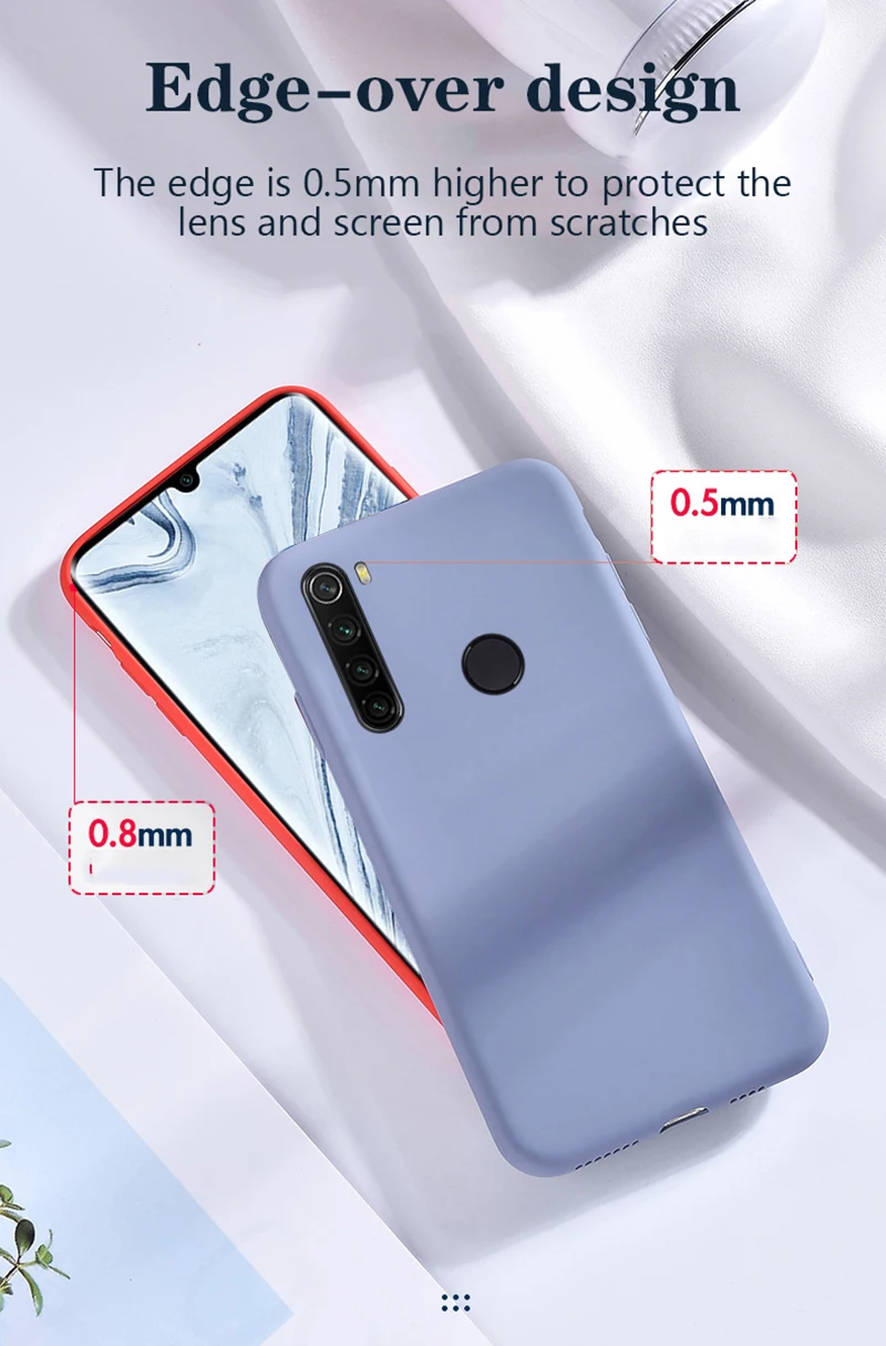 Жидкий силиконовый чехол для Xiaomi mi Note 10 CC9 Pro mi 8 9 SE Lite A3 9T CC9e Red mi Note 8T 7 8 K20 Pro 8A 7A Мягкая обложка
