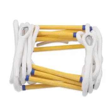 

1PC 5 Meters Agility Ladder Football Training Tab Ladder Step Training Ladder For Athletes Sports Fitness (White) 500x35CM